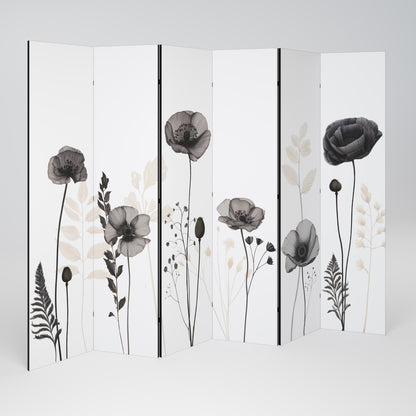 POPPY ALLURE Dekorativ rumsavdelare med 6 paneler