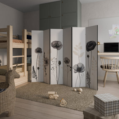 POPPY ALLURE Dekorativ rumsavdelare med 6 paneler