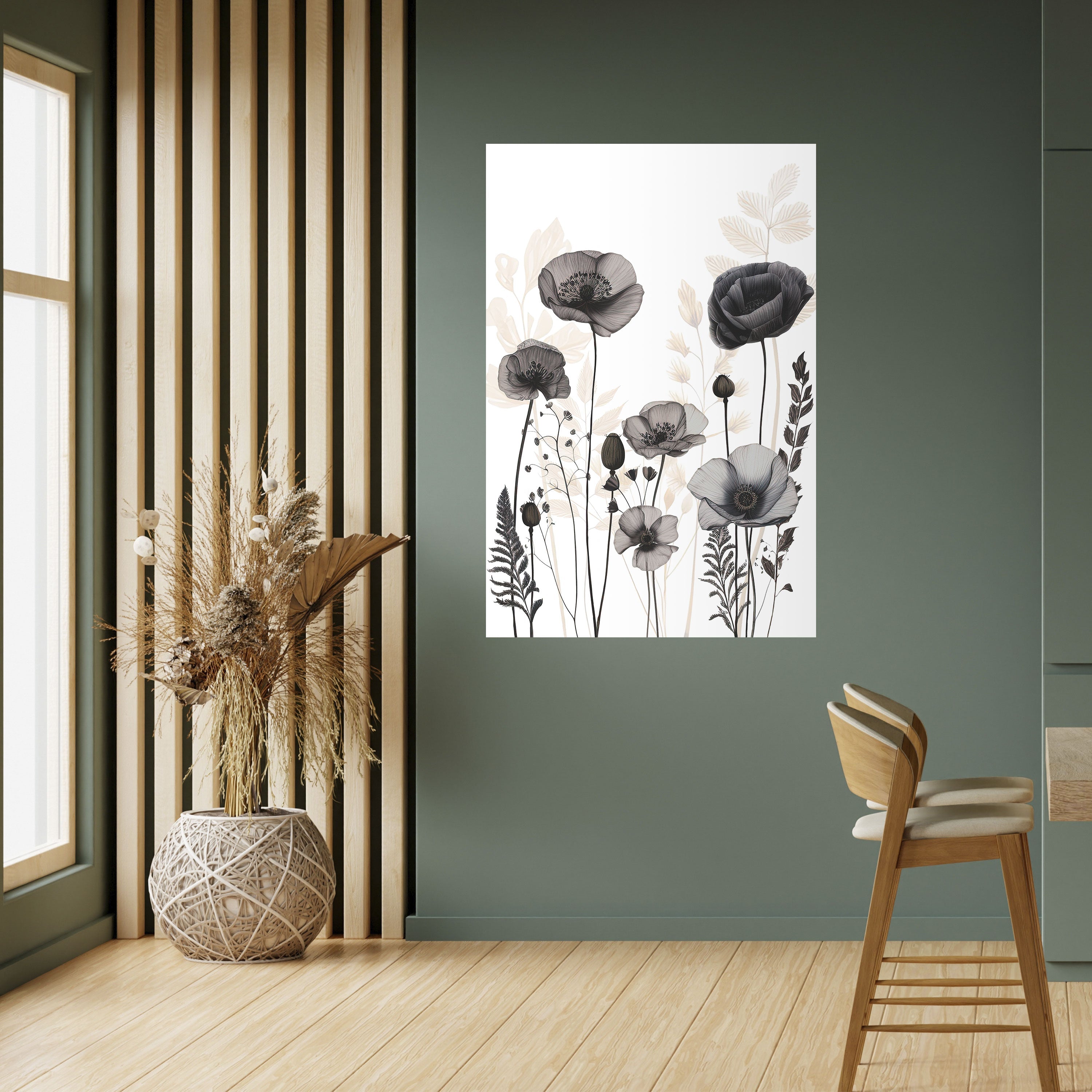 POMPY ALLURE Vertikal poster med självhäftande motiv