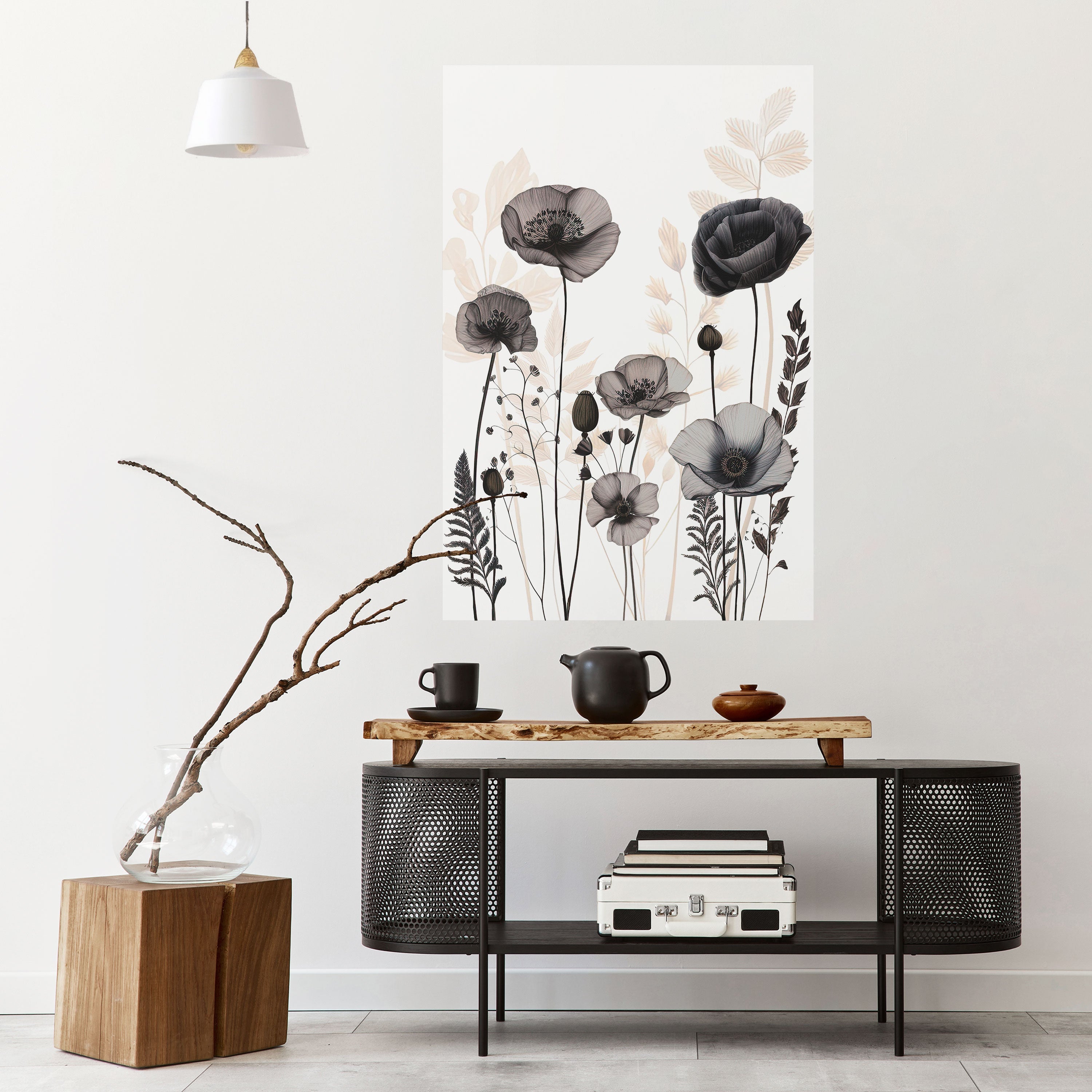 POMPY ALLURE Vertikal poster med självhäftande motiv