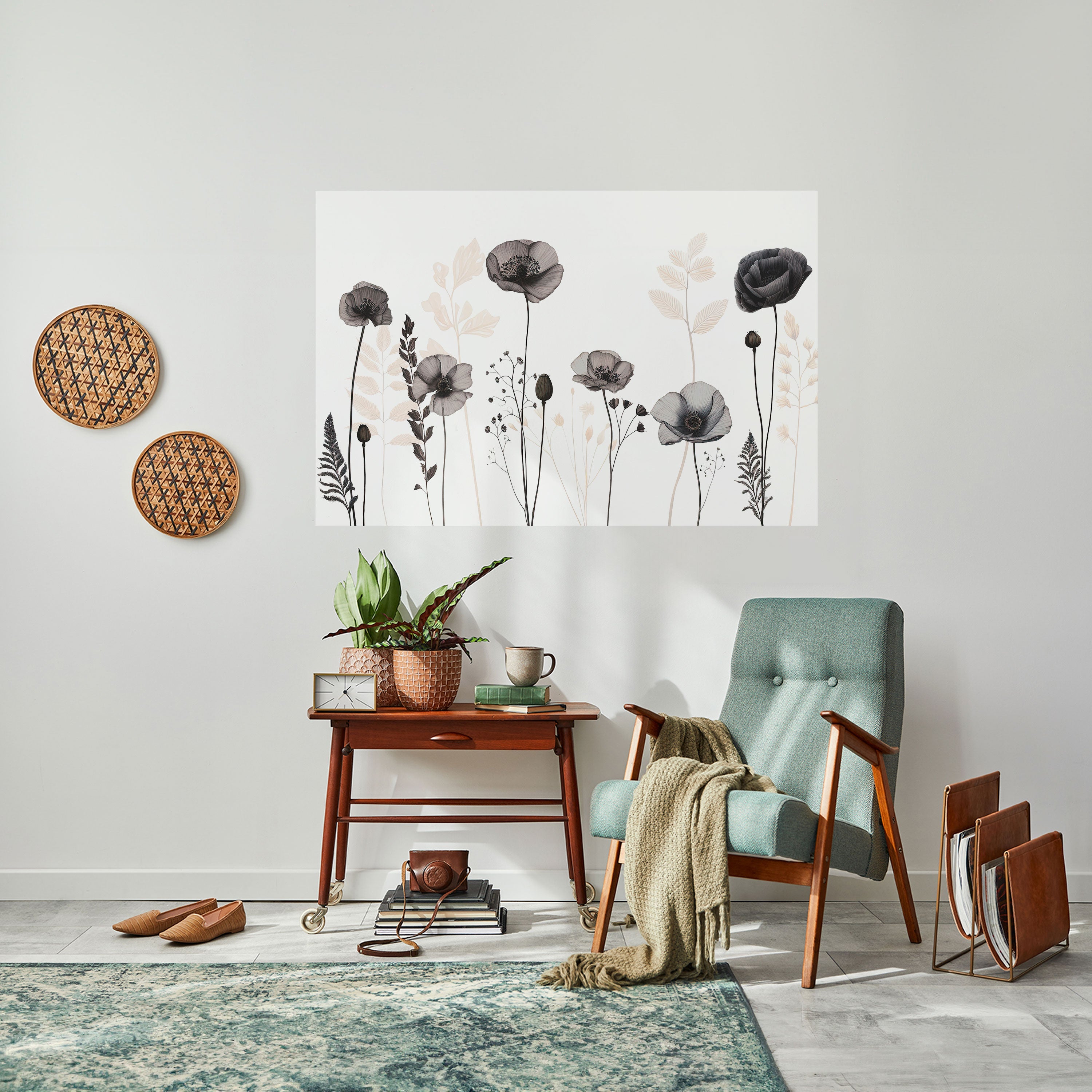 POMPY ALLURE Horisontell poster med självhäftande motiv