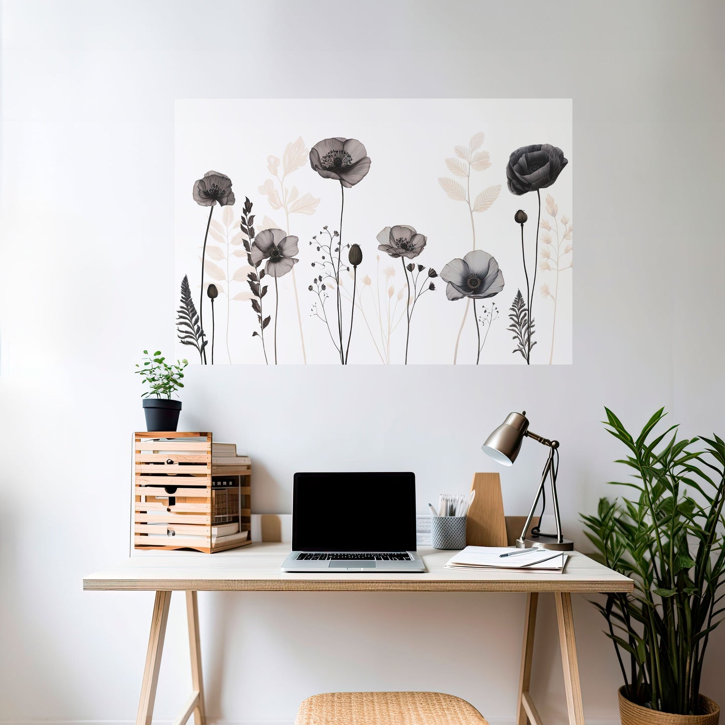POMPY ALLURE Horisontell poster med självhäftande motiv