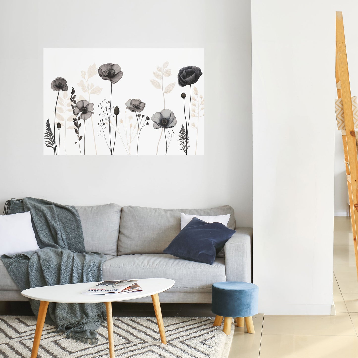 POMPY ALLURE Horisontell poster med självhäftande motiv