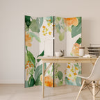 FLORAL SERENITY SPLIT Rumsavdelare 4 paneler