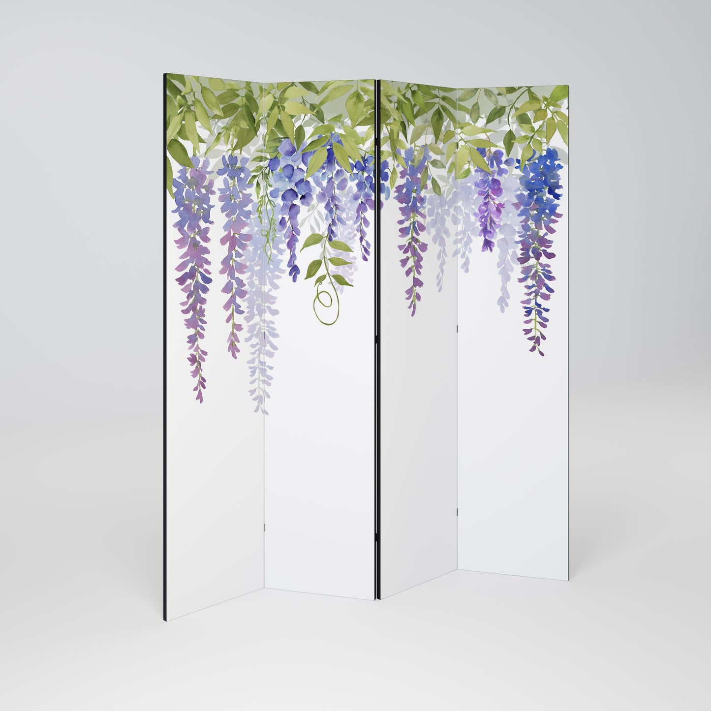 BOTANICAL BREEZE Dekorativ rumsavdelare med 4 paneler