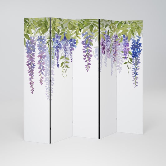 BOTANICAL BREEZE Decorative 5-Panel Room Divider