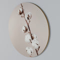 COTTON CLOUDS IN BALANCE Round Wall Art
