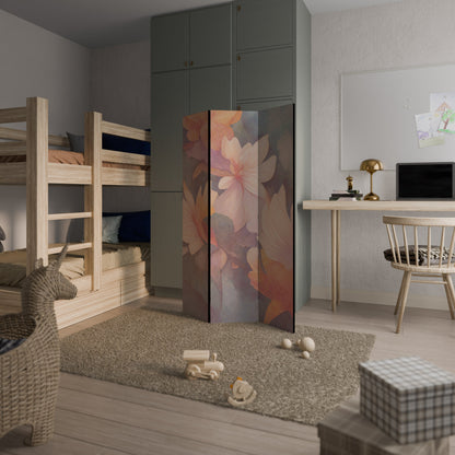 Dekorativ rumsavdelare med 3 paneler PETAL GRACE