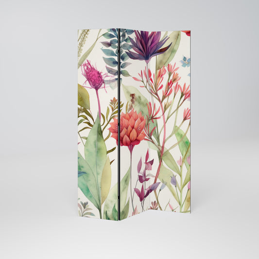 HERBAL FIESTA Decorative 3-Panel Room Divider