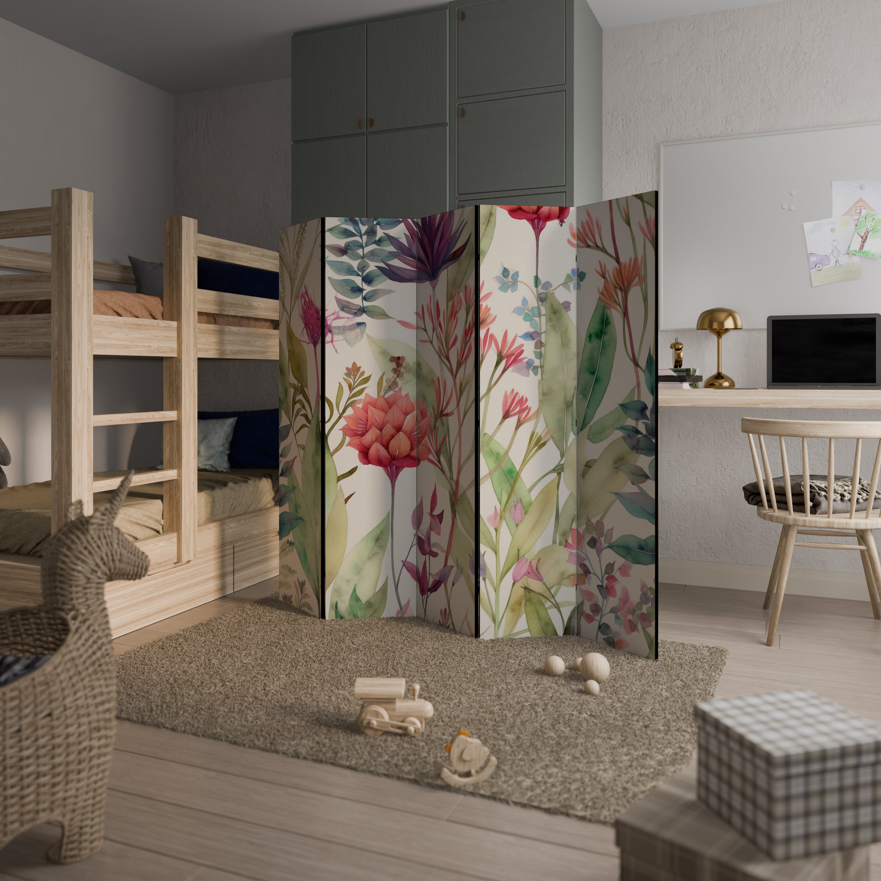 HERBAL FIESTA 5-panelers rumsavdelare