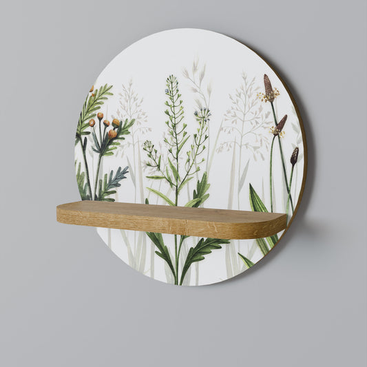 HERBAL DREAM Rund Konsthylla I Ekeffekt