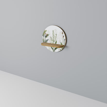 HERBAL DREAM Rund Konsthylla I Ekeffekt