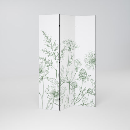 WILDER BEAUTY Dekorativ rumsavdelare – 3 paneler