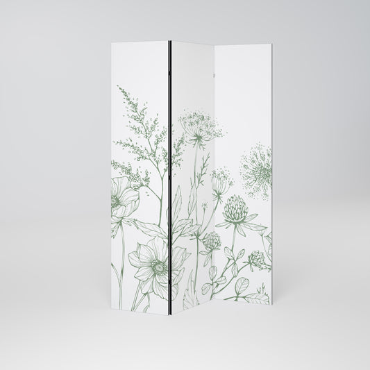 WILDER BEAUTY Dekorativ rumsavdelare – 3 paneler