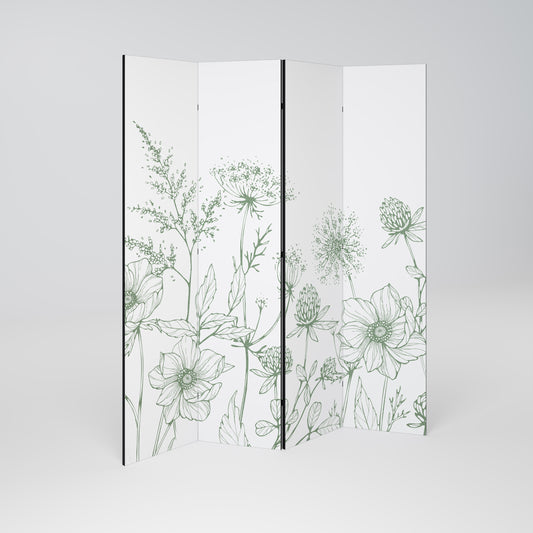 WILDER BEAUTY Rumsavdelare 4 paneler