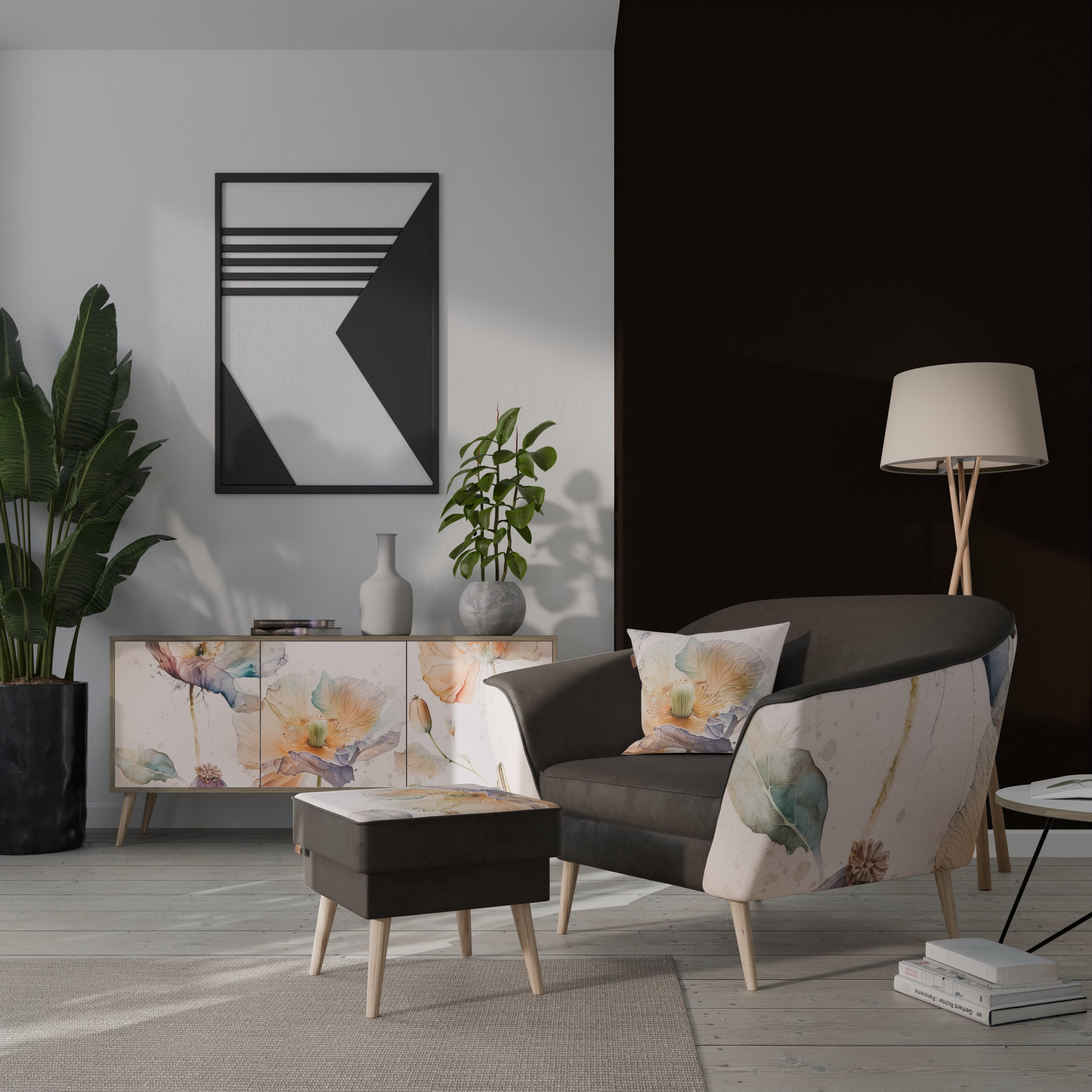 SOFTEN POPPY AURORA Armchair