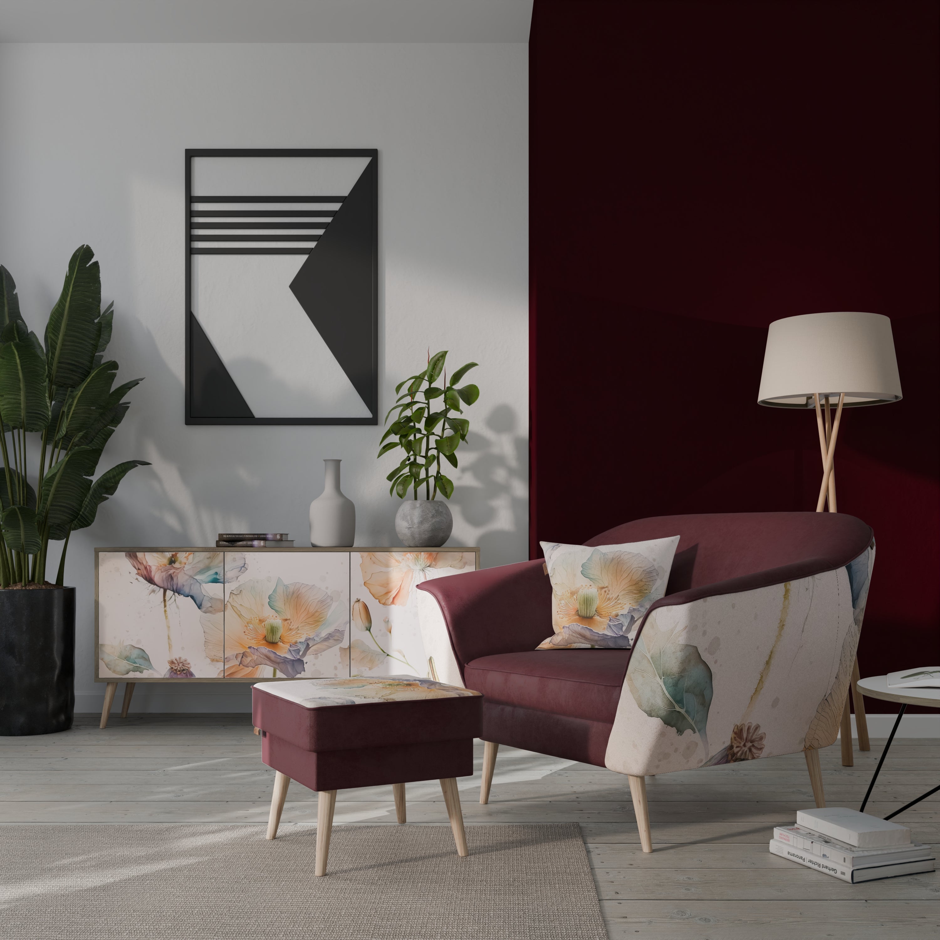 SOFTEN POPPY AURORA Armchair