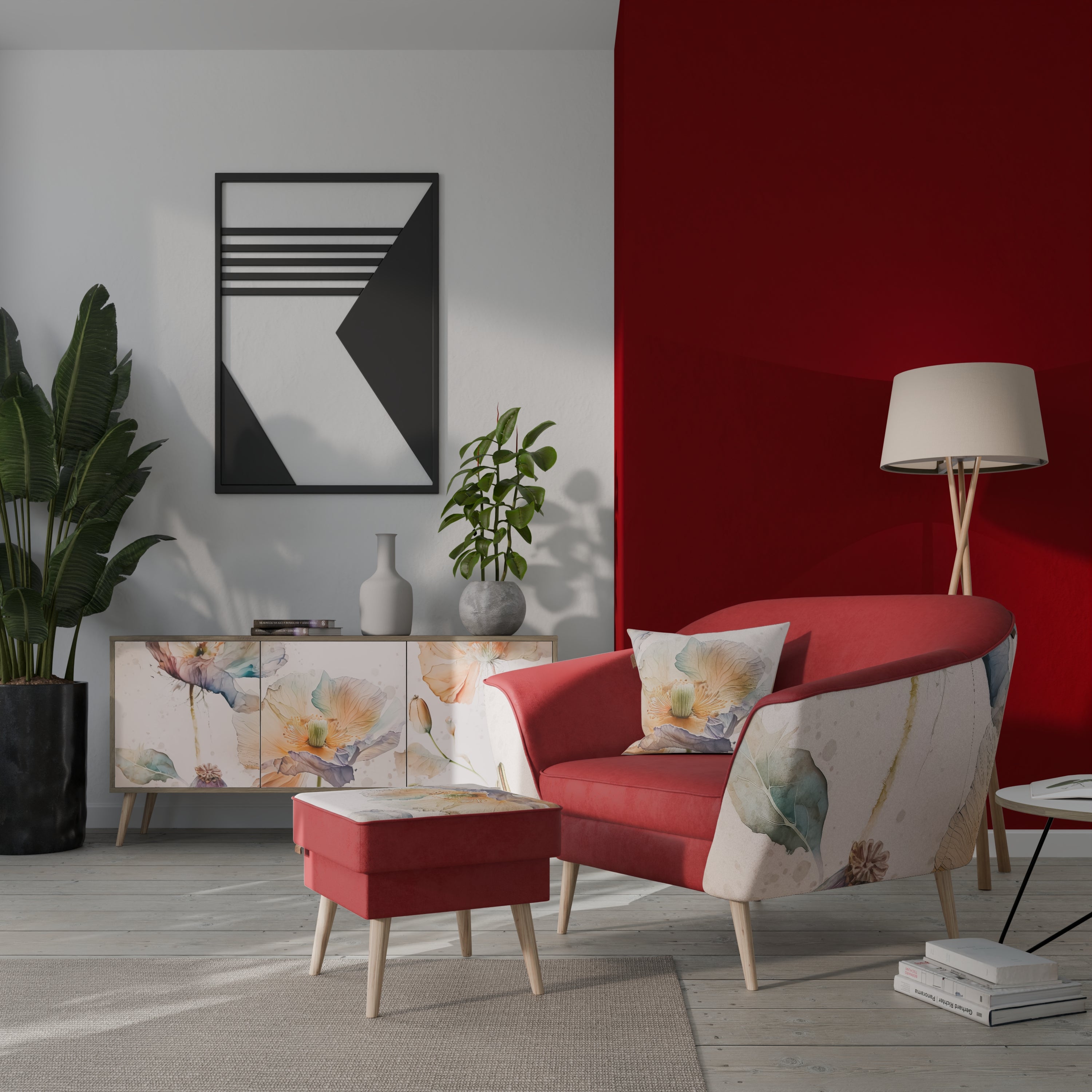 SOFTEN POPPY AURORA Armchair