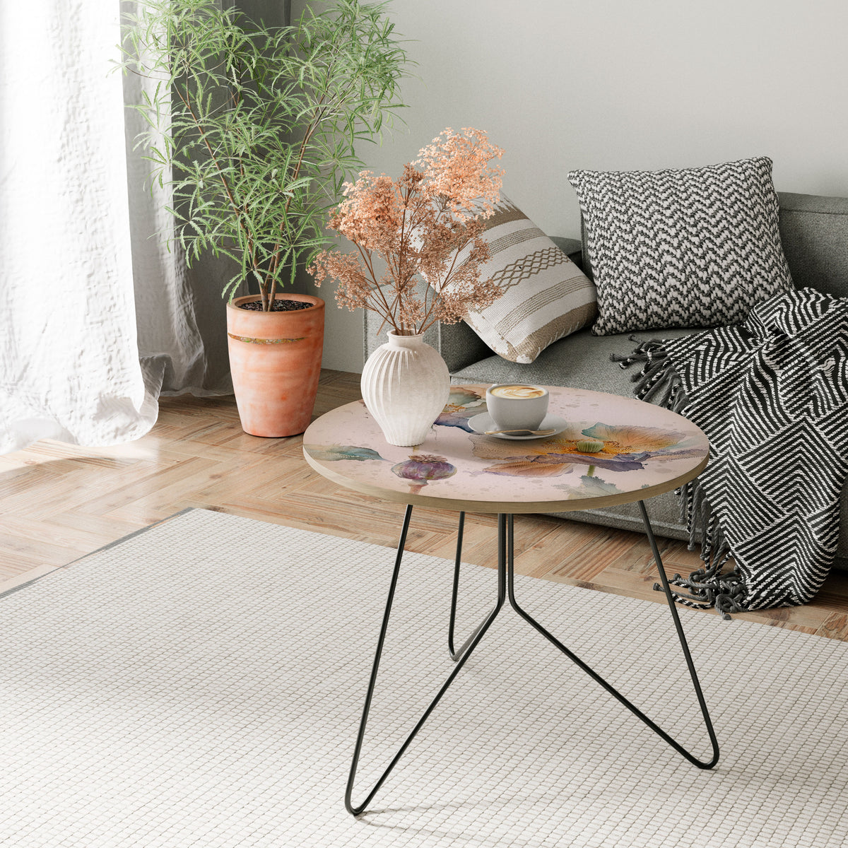 SOFTEN POPPY Soffbord