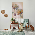 SOFTEN POPPY Peel and Stick Vertical Poster