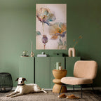 SOFTEN POPPY Peel and Stick Vertical Poster