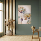 SOFTEN POPPY Peel and Stick Vertical Poster