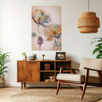 SOFTEN POPPY Peel and Stick Vertical Poster