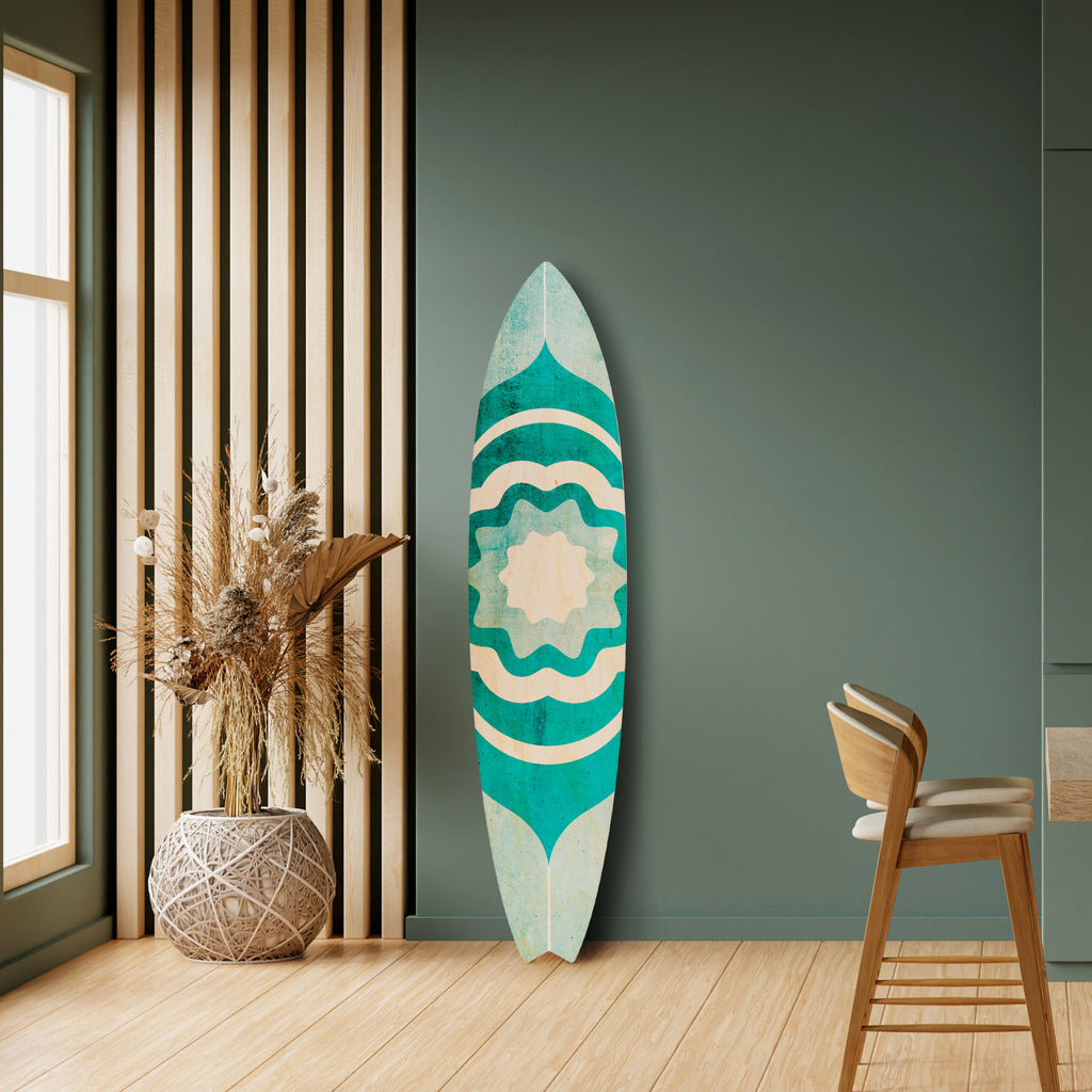BARBADOS BLUE Surfboard Decorative Panel