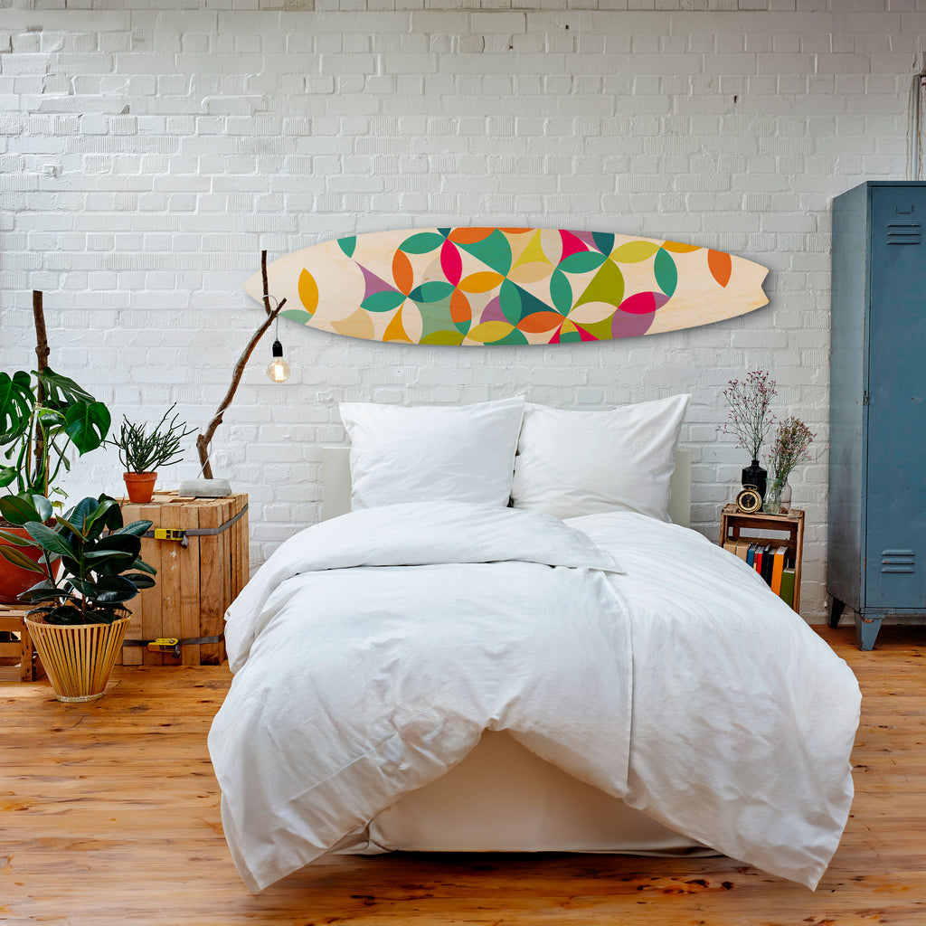 PIXEL BLOSSOM Surfboard Decorative Panel