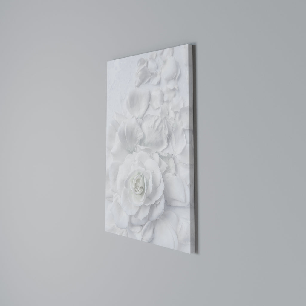 ELEGANCE IN CLARITY Vertical Canvas Print