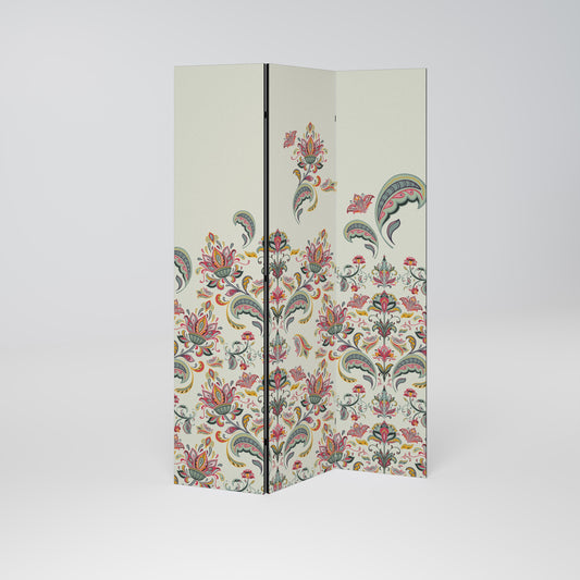ORGANIC FOLKLORE Decorative 3-Panel Room Divider