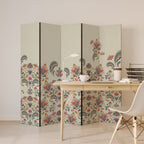 ORGANIC FOLKLORE Decorative 5-Panel Room Divider
