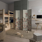 ORGANIC FOLKLORE Decorative 5-Panel Room Divider