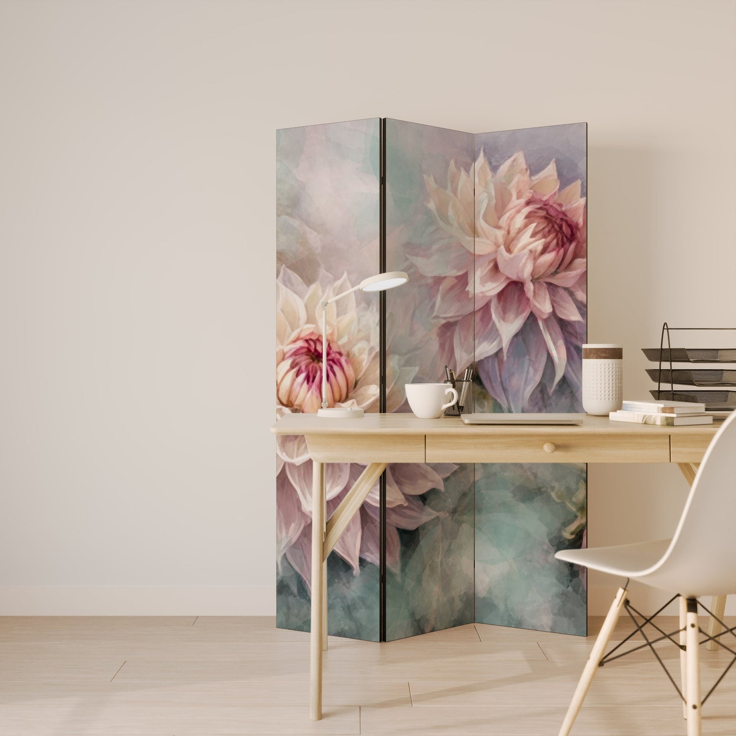 LUMINOUS GARDEN Dekorativ rumsavdelare med 3 paneler