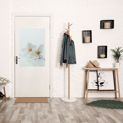 FLEETING WHITE PETALS Peel and Stick Vertical Poster