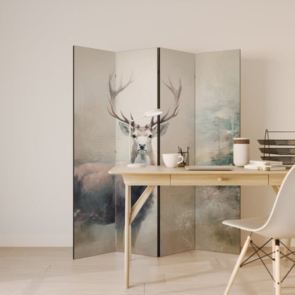 Dekorativ rumsavdelare FOREST KING med 4 paneler