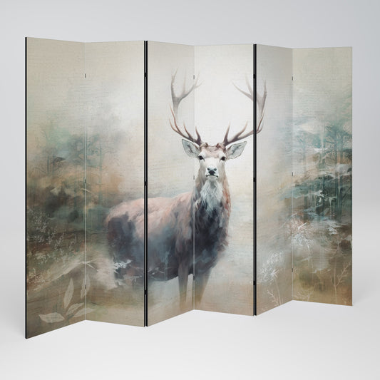 FOREST KING Decorative 6-Panel Room Divider