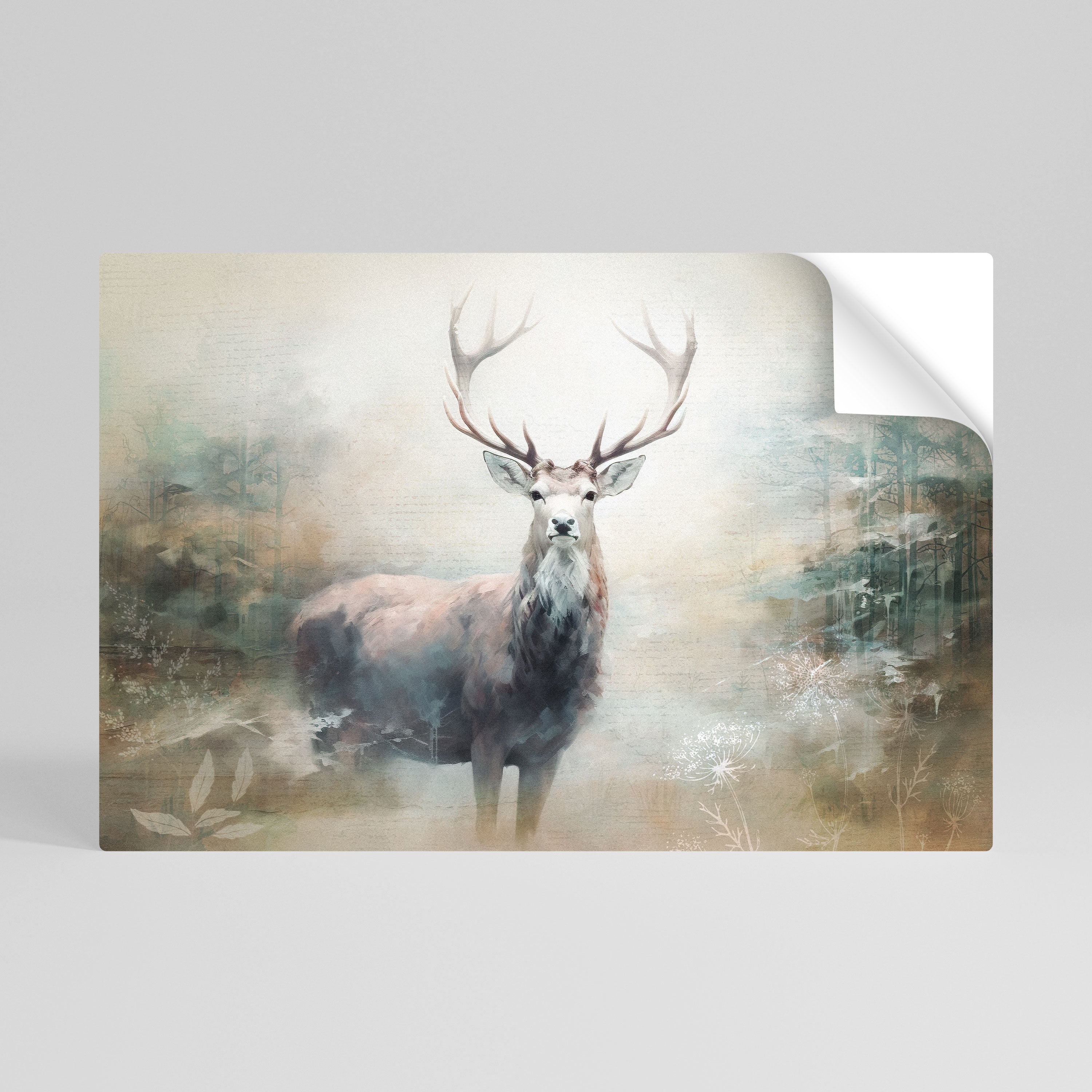 FOREST KING Självhäftande Horisontell Poster