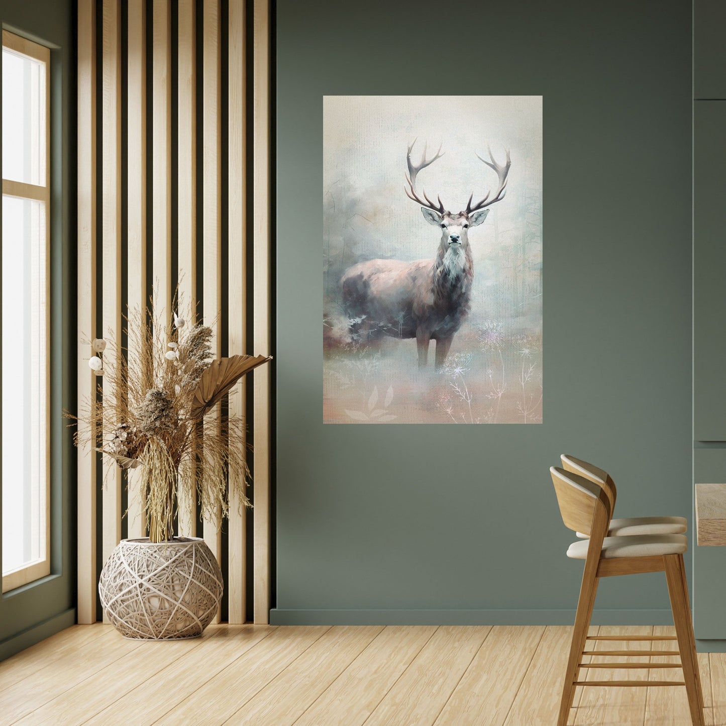 FOREST KING Peel and Stick Vertical Poster