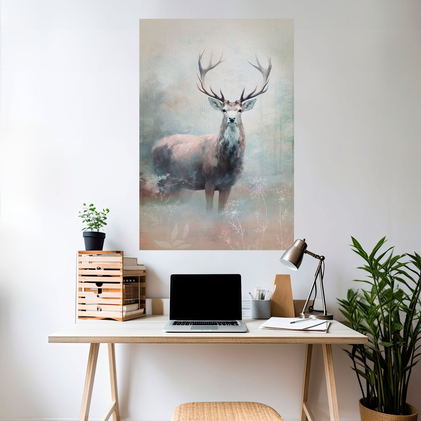 FOREST KING Peel and Stick Vertical Poster