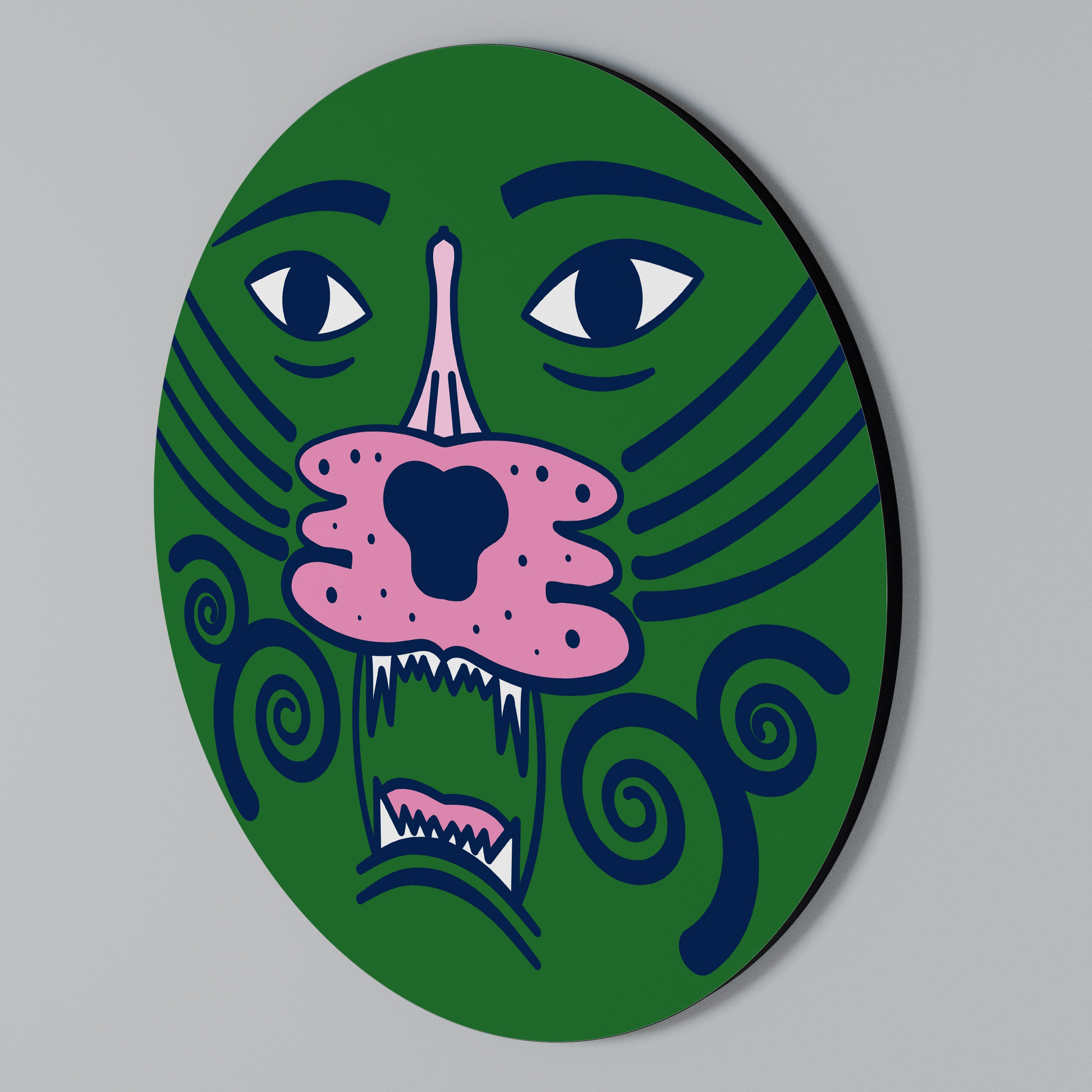 STAY WILD Rund väggdekor