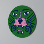 STAY WILD Round Wall Art