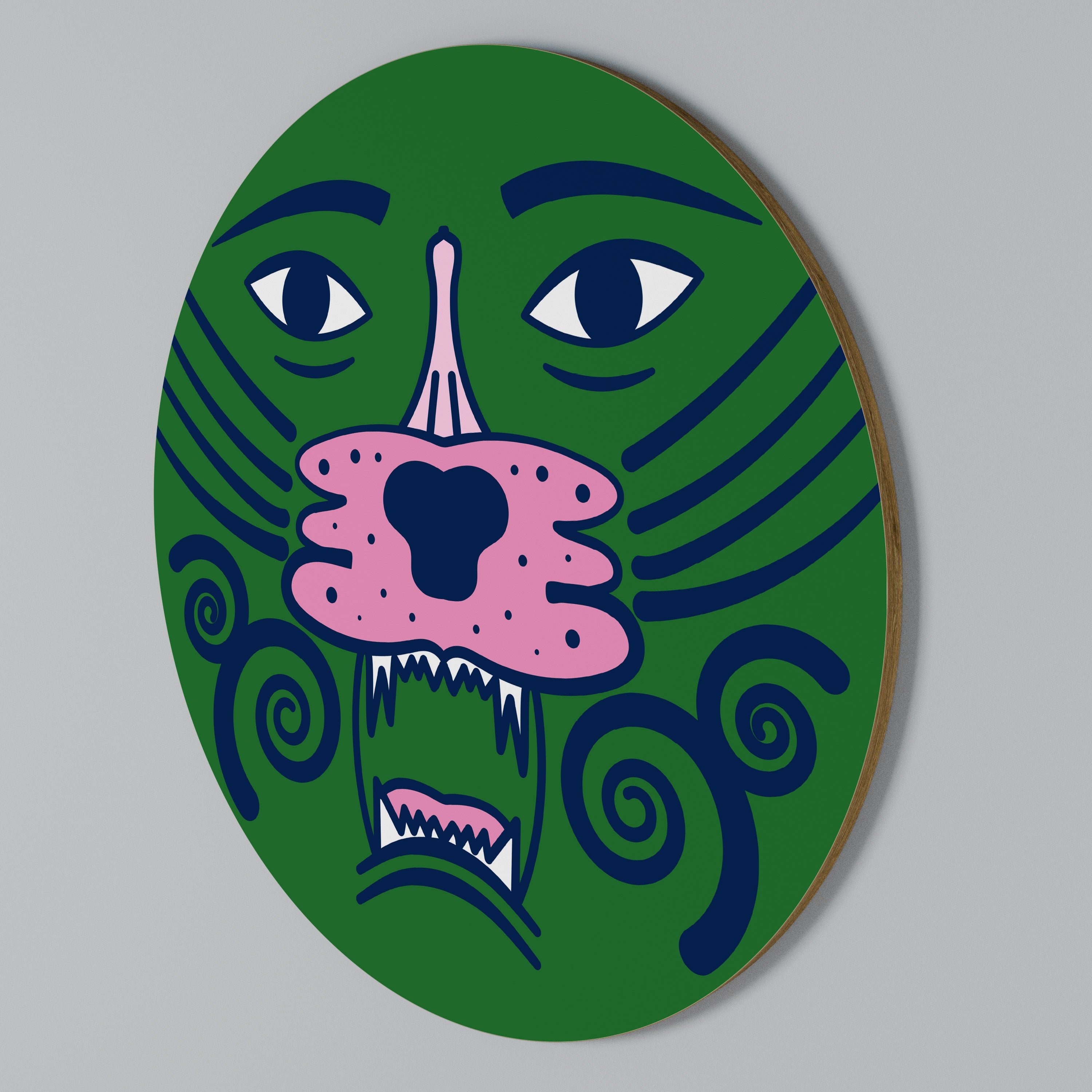 STAY WILD Rund väggdekor