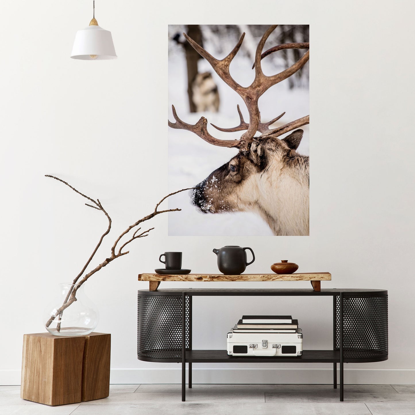 WHISPERS OF FROST Peel and Stick Vertical Poster