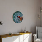 LADYBUG BALANCE Round Wall Art