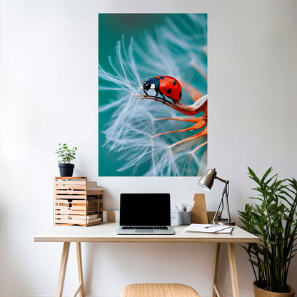 NYCKELPIGAN BALANCE Vertikal poster med självhäftande klistermärke