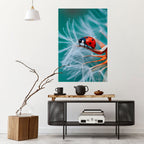 LADYBUG BALANCE Peel and Stick Vertical Poster
