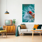 LADYBUG BALANCE Peel and Stick Vertical Poster