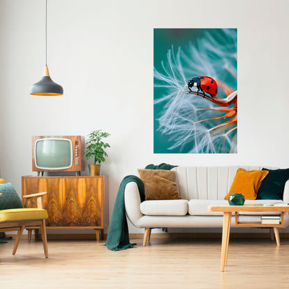 NYCKELPIGAN BALANCE Vertikal poster med självhäftande klistermärke