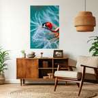 LADYBUG BALANCE Peel and Stick Vertical Poster